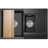 Кухонная мойка GRANULA ESTETICA ES-7808 шварц 7808 SHBAPC