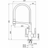 Смеситель для кухни GRANULA GR-0083 шварц 0083 SHBAPC